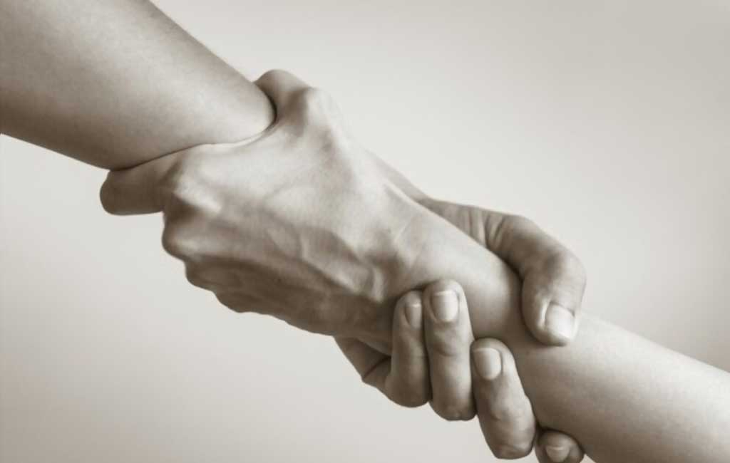helping each other