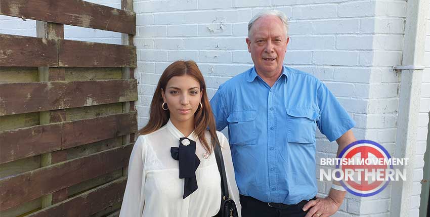 BM National Secretary with Isabel Peralta